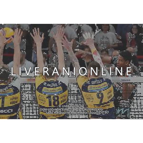 Campionato di Volley Superlega Serie A 2019/2020 Perugia, Italia 15/12/2019 Sir Safety Conad Perugia vs Leo Shoes Modena Nella foto: wilfredo leon venero (n.9 schiacciatore sir safety conad perugia) schiaccia FOTO LORIS CERQUIGLINI-ALESSIO MARINI-AG ALDO LIVERANI SAS