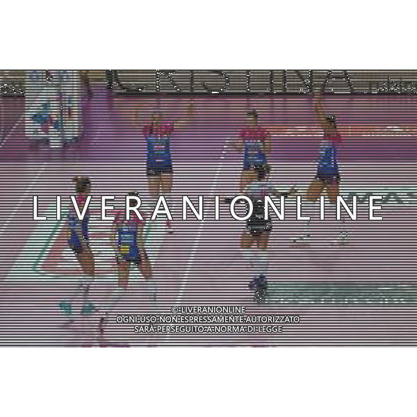 Campionato di Volley Serie A1 Femminile 2019/2020 NOVARA , Italia 15/12/2019 Igor Gorgonzola Novara vs Bartoccini Fortinfissi Perugia Nella foto: esultanza Igor Gorgonzola Novara FOTO SALVO BARBAGALLO-ALESSIO MARINI-AG ALDO LIVERANI SAS