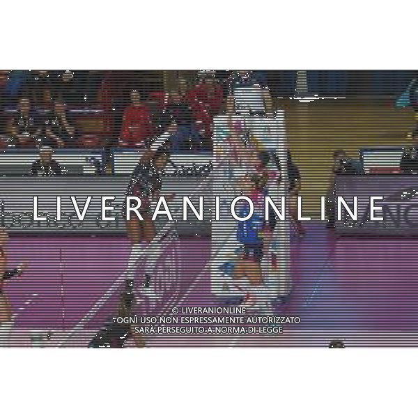 Campionato di Volley Serie A1 Femminile 2019/2020 NOVARA , Italia 15/12/2019 Igor Gorgonzola Novara vs Bartoccini Fortinfissi Perugia Nella foto: Schiacciata di Bidias Regiane Fernanda Aparecida, 5 (Bartoccini Fortinfissi Perugia) FOTO SALVO BARBAGALLO-ALESSIO MARINI-AG ALDO LIVERANI SAS
