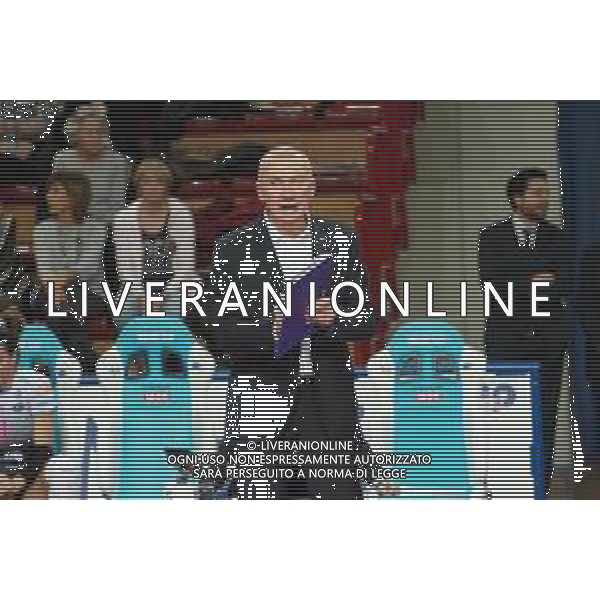 Campionato di Volley Serie A1 Femminile 2019/2020 NOVARA , Italia 15/12/2019 Igor Gorgonzola Novara vs Bartoccini Fortinfissi Perugia Nella foto: Massimo Barbolini, Coach (Igor Gorgonzola Novara) FOTO SALVO BARBAGALLO-ALESSIO MARINI-AG ALDO LIVERANI SAS