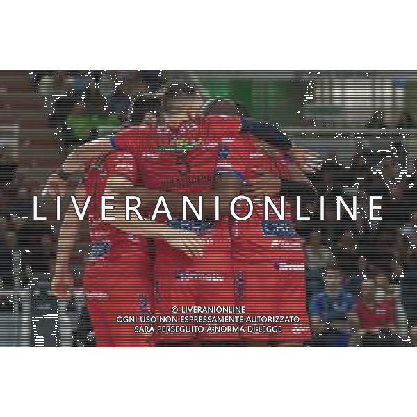 Campionato di Volley Superlega Serie A 2019/2020 Padova, Italia 15/12/2019 Kioene Padova vs Cucine Lube Civitanova Nella foto: Cucine Lube Civitanova FOTO VALERIA LIPPERA-ALESSIO MARINI-AG ALDO LIVERANI SAS