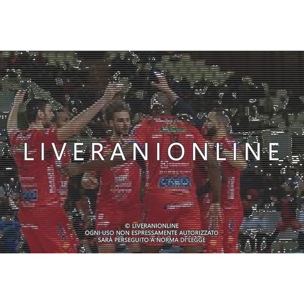 Campionato di Volley Superlega Serie A 2019/2020 Padova, Italia 15/12/2019 Kioene Padova vs Cucine Lube Civitanova Nella foto: Cucine Lube Civitanova FOTO VALERIA LIPPERA-ALESSIO MARINI-AG ALDO LIVERANI SAS