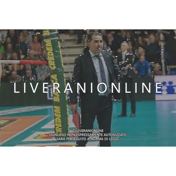 Campionato di Volley Superlega Serie A 2019/2020 Padova, Italia 15/12/2019 Kioene Padova vs Cucine Lube Civitanova Nella foto: Ferdinano De Giorgi, allenatore Cucine Lube Civitanova FOTO VALERIA LIPPERA-ALESSIO MARINI-AG ALDO LIVERANI SAS