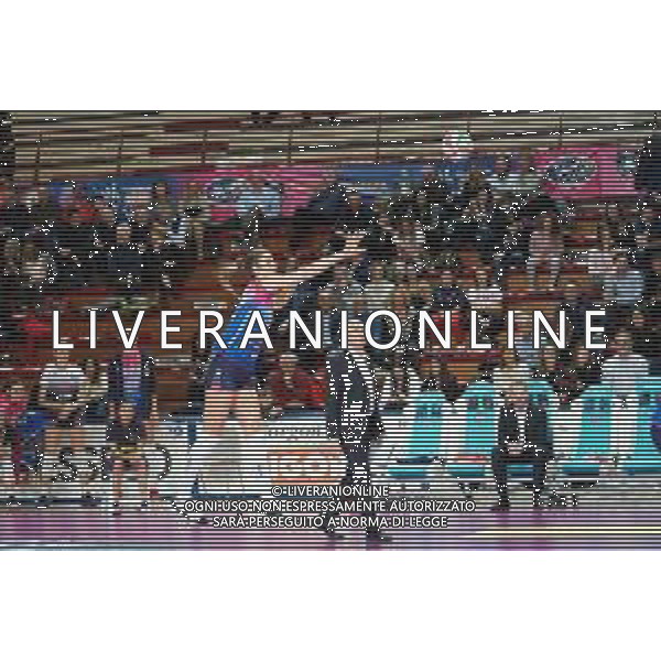 Campionato di Volley Serie A1 Femminile 2019/2020 Cuneo, Italia 15/12/2019 Igor Gorgonzola Novara vs Bartoccini Fortinfissi Perugia Nella foto: Cristina Chirichella, 10 (Igor Gorgonzola Novara) alla battuta FOTO SALVO BARBAGALLO-ALESSIO MARINI-AG ALDO LIVERANI SAS