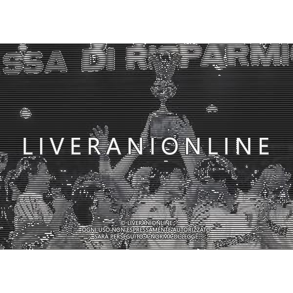14-05-1992 PARMA-FINALE DI RITORNO COPPA ITALIA PARMA JUVENTUS 2-0 NELLA FOTO I GIOCATORI DEL PARMA FESTEGGIANO LA VITTORIA DELLA COPPA ITALIA AG ALDO LIVERANI SAS