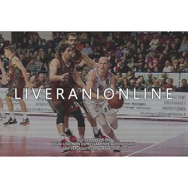 Basket EuroCup 2019/2020 Venezia, Italia 18/12/2019 Umana Reyer Venezia vs Rytas Vilnius Nella foto: Dovis Bičkauskis (Rytas Vilnius) Contrastato da Ariel Filloy (Umana Reyer Venezia) FOTO ALFIO GUARISE-ALESSIO MARINI-AG ALDO LIVERANI SAS