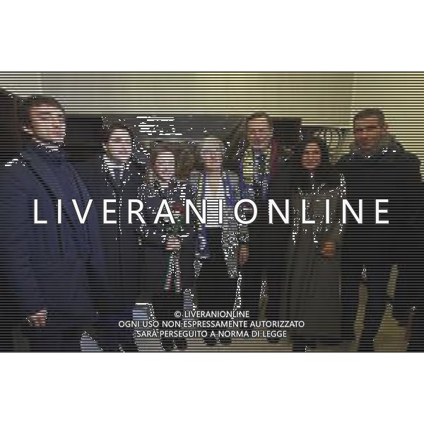 IMOLA 19 12 2019 FRATELLI D\'ITALIA GIORGIA MELONI A IMOLA NELLA FOTO DA SINISTRA GALEAZZO BIGNAMI NICOLAS VACCHI GIORGIA MELONI DONATELLA MARCHETTI ©SANNA /AGENZIA ALDO LIVERANI SAS