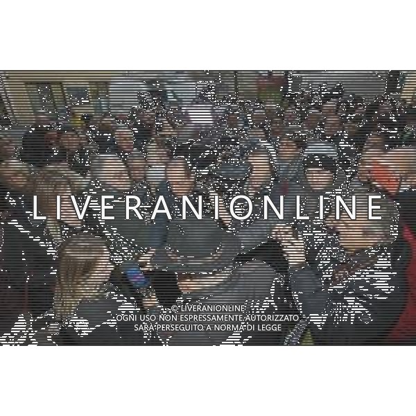 IMOLA 19 12 2019 FRATELLI D\'ITALIA GIORGIA MELONI A IMOLA NELLA FOTO GIORGIA MELONI CON LA GENTE ©SANNA /AGENZIA ALDO LIVERANI SAS