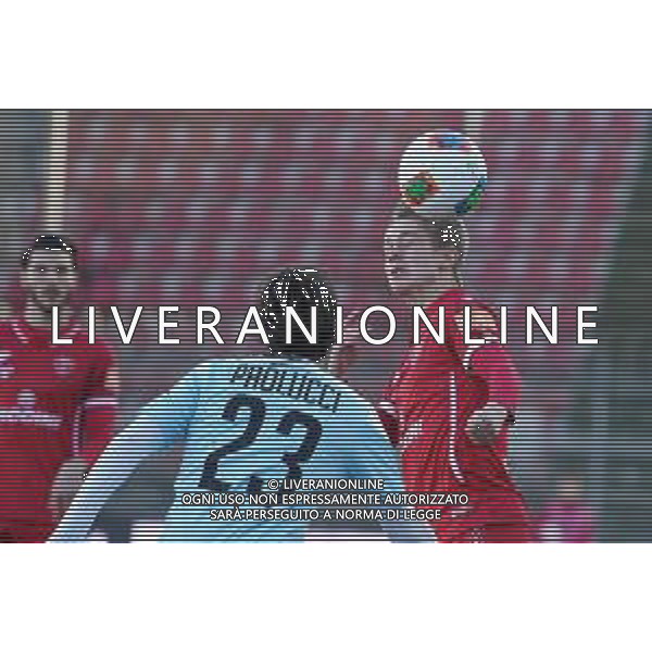 Campionato di Calcio Serie B 2019/2020 Perugia, Italia 21/12/2019 Perugia-Virtus Entella Nella foto: caviglia hans nicolussi (n. 14 perugia calcio) di colpisce di testaa ©LM/Loris Cerquiglini-Alessio Marini/AGENZIA ALDO LIVERANI SAS