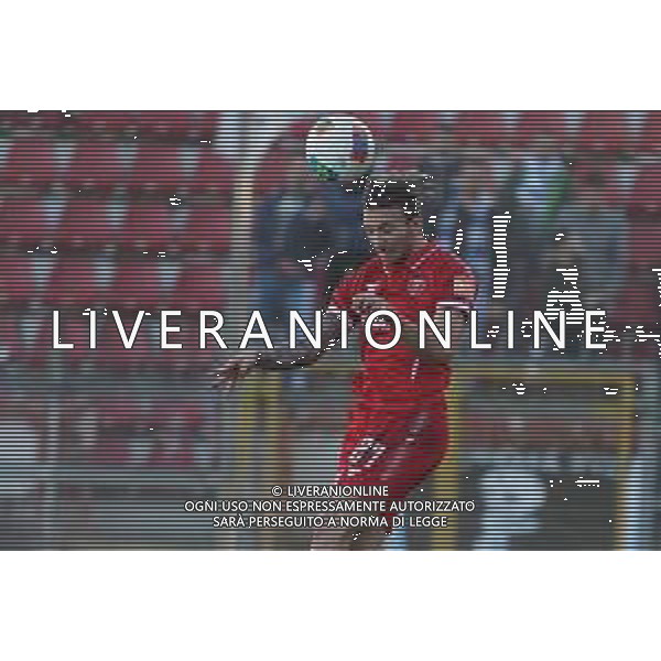 Campionato di Calcio Serie B 2019/2020 Perugia, Italia 21/12/2019 Perugia-Virtus Entella Nella foto: gian luca di chiara (n.27 perugia calcio) di colpisce di testa ©LM/Loris Cerquiglini-Alessio Marini/AGENZIA ALDO LIVERANI SAS