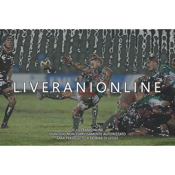 Rugby Guinness Pro 14 2019/2020 Parma, Italia 21/12/2019 Zebre Rugby vs Benetton Nella foto: Dewaldt Duvenage libera la pressione con un calcio nel match contro le Zebre FOTO MASSIMILIANO CARNABUCI-ALESSIO MARINI-AG ALDO LIVERANI SAS