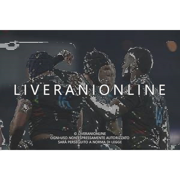 Rugby Guinness Pro 14 2019/2020 Parma, Italia 21/12/2019 Zebre Rugby vs Benetton Nella foto: Le Zebre esultano dopo una meta contro il Benetton FOTO MASSIMILIANO CARNABUCI-ALESSIO MARINI-AG ALDO LIVERANI SAS