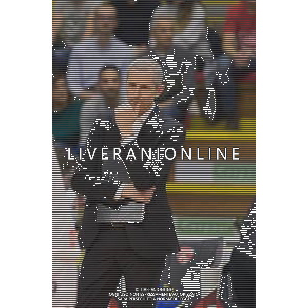Campionato di Volley Superlega Serie A 2019/2020 Monza, Italia 21/12/2019 Vero Volley Monza vs Kioene Padova Nella foto: coach Valerio Baldovin (Kioene Padova) FOTO ELISA CALABRESE-ALESSIO MARINI-AG ALDO LIVERANI SAS