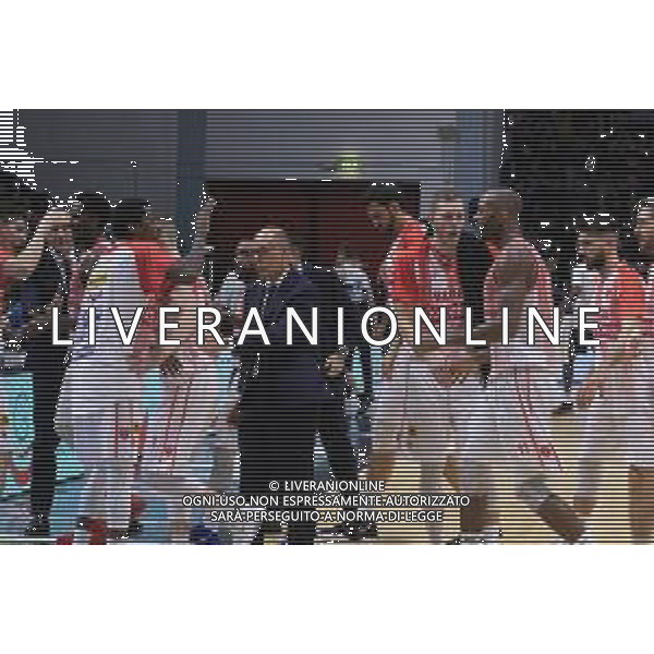 Campionato di Basket Serie A 2019/2020 Cremona, Italia 21/12/2019 Vanoli Cremona vs Openjobmetis Varese Nella foto: CAJA Attilio della Openjobmetis Varese durante un time-out FOTO MATTEO CASONI-ALESSIO MARINI-AG ALDO LIVERANI SAS