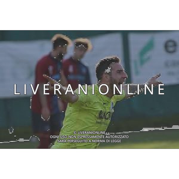 BORGO TOSSIGNANO 22 12 2019 VALSANTERNO-ATLETICO CASTENASO 2-1 CAT.PROMOZIONE NELLA FOTO GIANLUCA TUMOLO ESULTA DOPO GOL ©SANNA /AGENZIA ALDO LIVERANI SAS