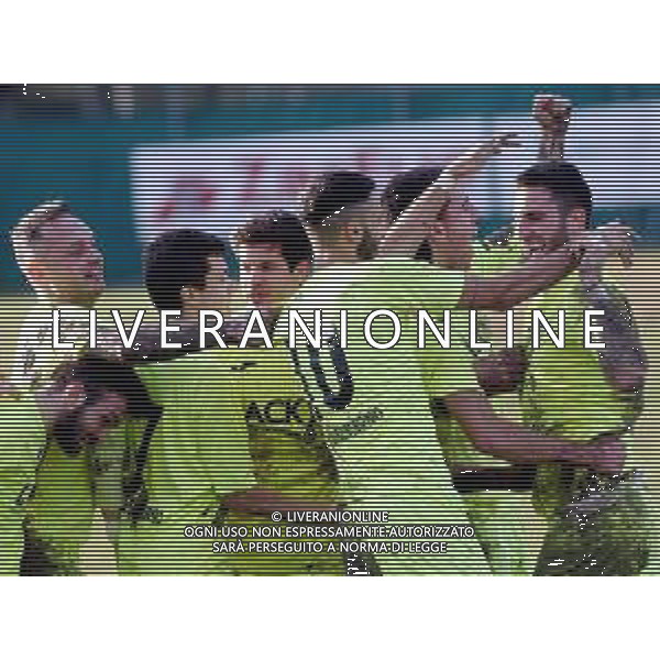 BORGO TOSSIGNANO 22 12 2019 VALSANTERNO-ATLETICO CASTENASO 2-1 CAT.PROMOZIONE NELLA FOTO VALSANTERNO ESULTA DOPO GOL DI TUMOLO GIANLUCA ©SANNA /AGENZIA ALDO LIVERANI SAS