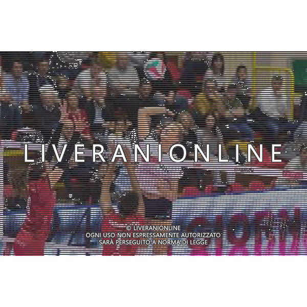 Campionato di Volley Serie A1 Femminile 2019/2020 Busto Arsizio, Italia 22/12/2019 Unet E-Work Busto Arsizio vs Lardini Filottrano Nella foto: schiacciata di Anna Nicoletti (Lardini Filottrano) FOTO ELISA CALABRESE-ALESSIO MARINI-AG ALDO LIVERANI SAS