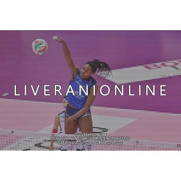 Campionato di Volley Serie A1 Femminile 2019/2020 Firenze, Italia 22/12/2019 Il Bisonte Firenze vs Imoco Volley Conegliano Nella foto: Sylvia Nwakalor (Il Bisonte Firenze) FOTO LISA GUGLIELMI-ALESSIO MARINI-AG ALDO LIVERANI SAS