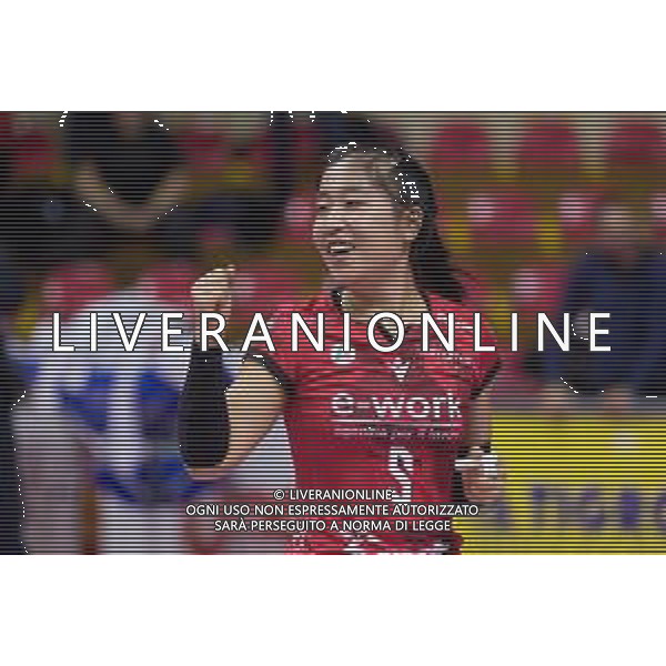 Campionato di Volley Serie A1 Femminile 2019/2020 Busto Arsizio, Italia 22/12/2019 Unet E-Work Busto Arsizio vs Lardini Filottrano Nella foto: Simin Wang (UYBA Unet E-Work Busto Arsizio) FOTO ELISA CALABRESE-ALESSIO MARINI-AG ALDO LIVERANI SAS