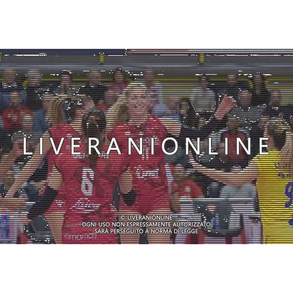 Campionato di Volley Serie A1 Femminile 2019/2020 Busto Arsizio, Italia 22/12/2019 Unet E-Work Busto Arsizio vs Lardini Filottrano Nella foto: esultanza di Karsta Lowe (UYBA Unet E-Work Busto Arsizio) FOTO ELISA CALABRESE-ALESSIO MARINI-AG ALDO LIVERANI SAS