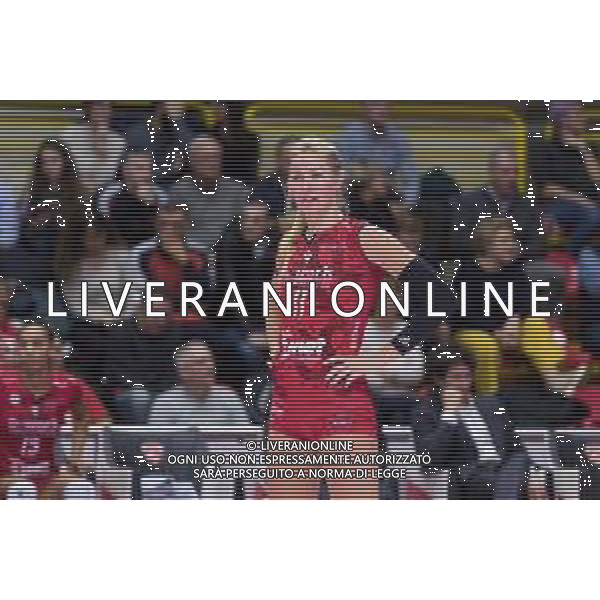 Campionato di Volley Serie A1 Femminile 2019/2020 Busto Arsizio, Italia 22/12/2019 Unet E-Work Busto Arsizio vs Lardini Filottrano Nella foto: Karsta Lowe (UYBA Unet E-Work Busto Arsizio) FOTO ELISA CALABRESE-ALESSIO MARINI-AG ALDO LIVERANI SAS