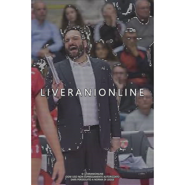Campionato di Volley Serie A1 Femminile 2019/2020 Busto Arsizio, Italia 22/12/2019 Unet E-Work Busto Arsizio vs Lardini Filottrano Nella foto: coach Stefano Lavarini (UYBA Unet E-Work Busto Arsizio) FOTO ELISA CALABRESE-ALESSIO MARINI-AG ALDO LIVERANI SAS