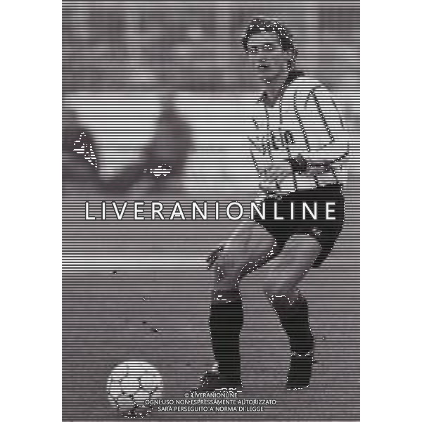 RETROSPETTIVA COSTANZO BARCELLA CALCIATORE NELLA FOTO BARCELLA COSTANZO CON LA MAGLIA DELL\'ATALANTA CALCIO AG ALDO LIVERANI SAS