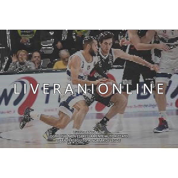 DERBY VIRTUS BOLOGNA - FORTITUDO BOLOGNA CAMPIONATO LEGA BASKET SERIE A 25.12.2019 NELLA FOTO Kassius Robertson e Alessandro Pajola ©OPTIMAFOTO /AGENZIA ALDO LIVERANI SAS