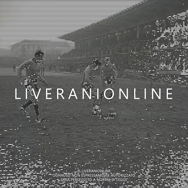 03-02-1957 ALESSANDRIA-CAMPIONATO DI CALCIO SERIE B ALESSANDRIA MODENA 2-0 NELLA FOTO AZIONE DI GIOCO AG ALDO LIVERANI SAS