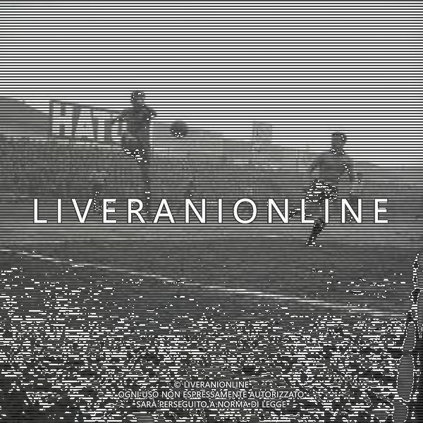 03-02-1957 ALESSANDRIA-CAMPIONATO DI CALCIO SERIE B ALESSANDRIA MODENA 2-0 NELLA FOTO AZIONE DI GIOCO AG ALDO LIVERANI SAS