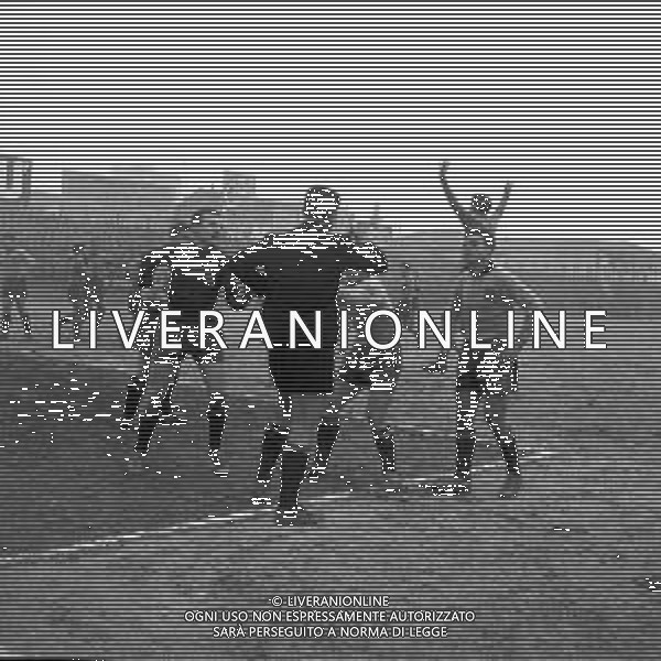 03-02-1957 ALESSANDRIA-CAMPIONATO DI CALCIO SERIE B ALESSANDRIA MODENA 2-0 NELLA FOTO AZIONE DI GIOCO AG ALDO LIVERANI SAS