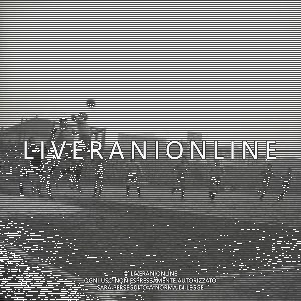 03-02-1957 ALESSANDRIA-CAMPIONATO DI CALCIO SERIE B ALESSANDRIA MODENA 2-0 NELLA FOTO AZIONE DI GIOCO AG ALDO LIVERANI SAS