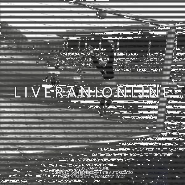 24-02-1957 COMO CAMPIONATO DI CALCIO SERIE B COMO SIMMENTHAL MONZA 2-1 NELLA FOTO AZIONE DI GIOCO AG ALDO LIVERANI SAS