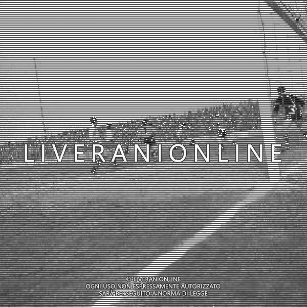 17-03-1957 MODENA-CAMPIONATO DI CALCIO SERIE B MODENA VENEZIA 0-0 NELLA FOTO AZIONE DI GIOCO AG ALDO LIVERANI SAS