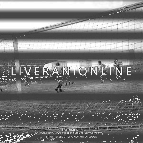 17-03-1957 MODENA-CAMPIONATO DI CALCIO SERIE B MODENA VENEZIA 0-0 NELLA FOTO AZIONE DI GIOCO AG ALDO LIVERANI SAS