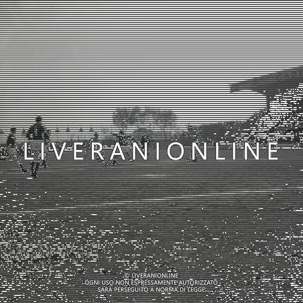 07-04-1957 MONZA-CAMPIONATO DI CALCIO SERIE B MONZA SIMMENTHAL ALESSANDRIA 2-1 NELLA FOTO AZIONE DI GIOCO AG ALDO LIVERANI SAS