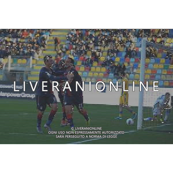 Frosinone vs Crotone Campionato Serie B - 18 giornata Stadio Benito Stirpe - Frosinone 26-12-2019 nella foto Esultanza Mazzotta dopo il gol FOTO FEDERICO GAETANO-AG ALDO LIVERANI SAS