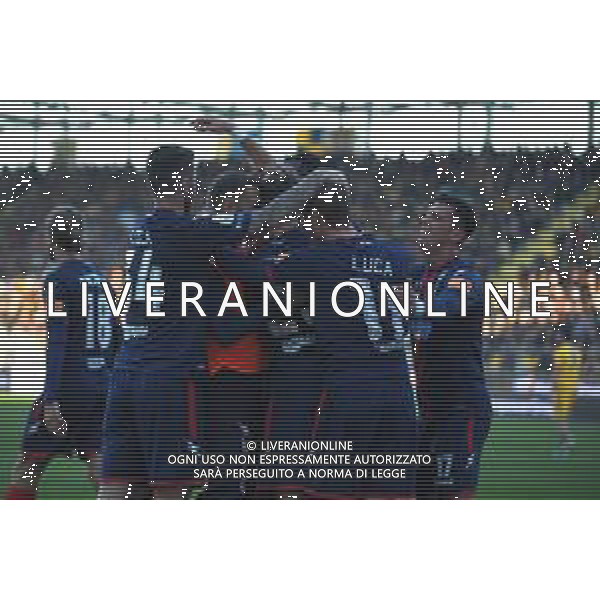 Frosinone vs Crotone Campionato Serie B - 18 giornata Stadio Benito Stirpe - Frosinone 26-12-2019 nella foto Esultanza Crotone FOTO FEDERICO GAETANO-AG ALDO LIVERANI SAS