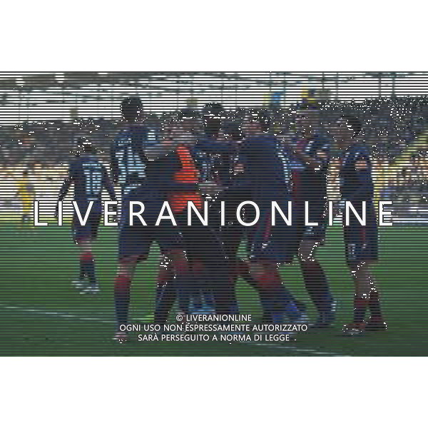 Frosinone vs Crotone Campionato Serie B - 18 giornata Stadio Benito Stirpe - Frosinone 26-12-2019 nella foto Esultanza Crotone FOTO FEDERICO GAETANO-AG ALDO LIVERANI SAS