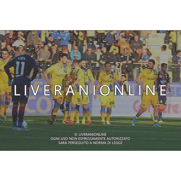Frosinone vs Crotone Campionato Serie B - 18 giornata Stadio Benito Stirpe - Frosinone 26-12-2019 nella foto Esultanza Frosinone FOTO FEDERICO GAETANO-AG ALDO LIVERANI SAS