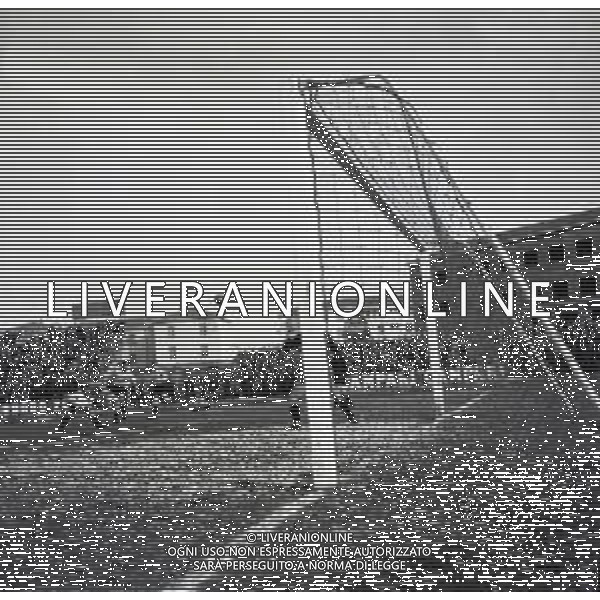 03-03-1957 PARMA CAMPIONATO DI CALCIO SERIE B PARMA COMO 0-0 NELLA FOTO AZIONE DI GIOCO AG ALDO LIVERANI SAS