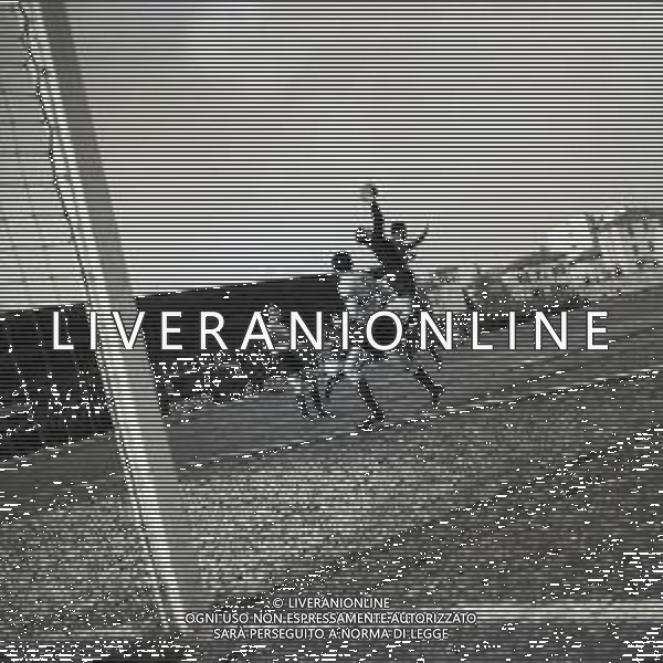 03-03-1957 PARMA CAMPIONATO DI CALCIO SERIE B PARMA COMO 0-0 NELLA FOTO AZIONE DI GIOCO AG ALDO LIVERANI SAS