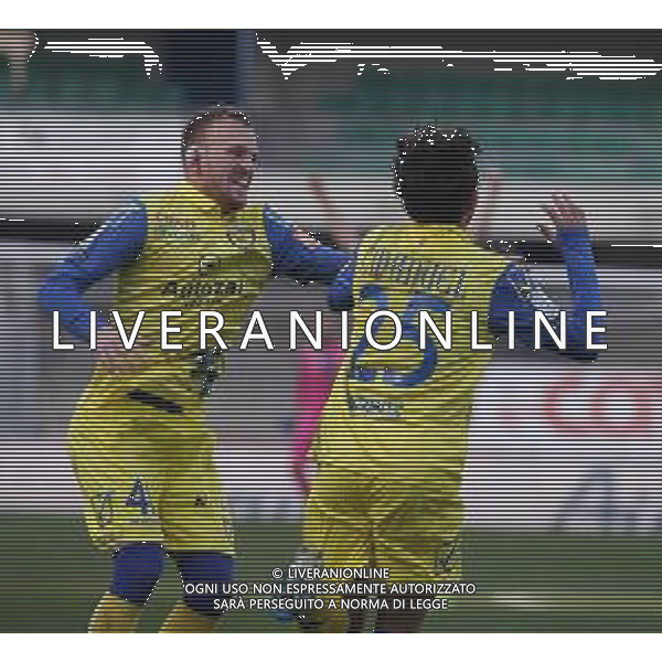 CHIEVO - BENEVENTO CAMPIONATO CALCIO SERIE B 26.12.2019 NELLA FOTO ESULTANZA DOPO IL GOL DI EMANUEL VIGNATO ©SANTANDREA/AGENZIA ALDO LIVERANI SAS