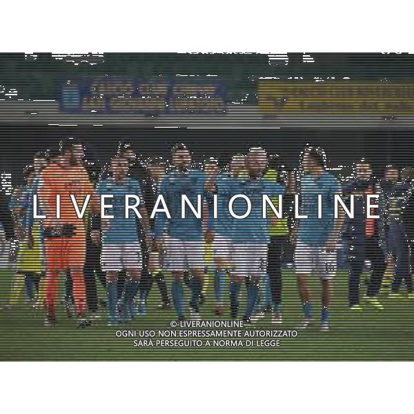 CHIEVO - BENEVENTO CAMPIONATO CALCIO SERIE B 26.12.2019 NELLA FOTO ESULTANZA DEI GIOCATORI DEL BENEVENTO A FINE GARA ©SANTANDREA/AGENZIA ALDO LIVERANI SAS