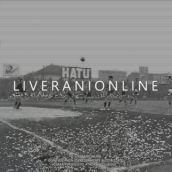 03-02-1957 VERONA-CAMPIONATO DI CALCIO SERIE B VERONA PARMA 1-0 NELLA FOTO AZIONE DI GIOCO AG ALDO LIVERANI SAS