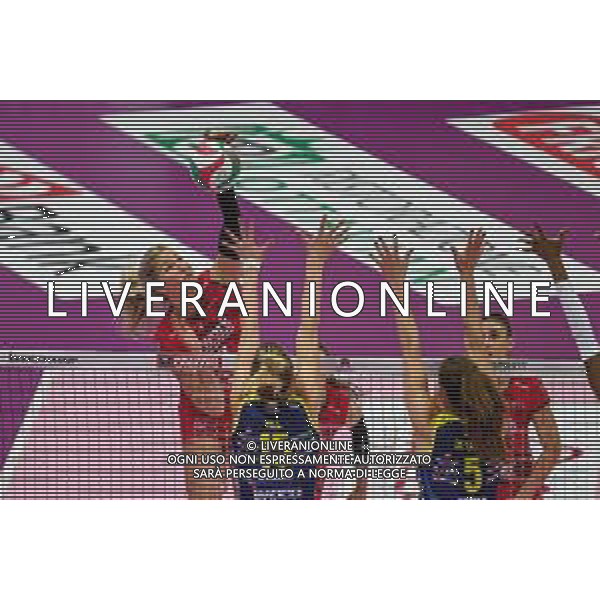 Campionato di Volley Serie A1 Femminile 2019/2020 Treviso, Italia 26/12/2019 Imoco Volley Conegliano vs Unet E-Work Busto Arsizio Nella foto: Karsta Lowe (Busto Arsizio) FOTO ETTORE GRIFFONI-ALESSIO MARINI-AG ALDO LIVERANI SAS