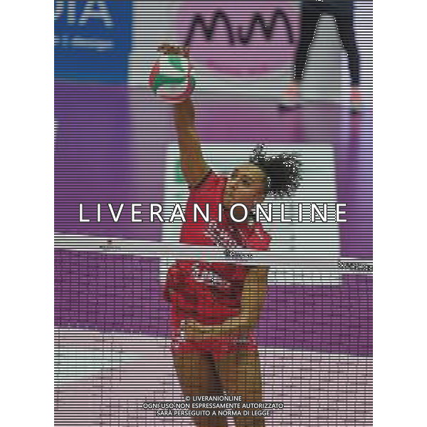 Campionato di Volley Serie A1 Femminile 2019/2020 Treviso, Italia 26/12/2019 Imoco Volley Conegliano vs Unet E-Work Busto Arsizio Nella foto: Haleigh Washington (Busto Arsizio) FOTO ETTORE GRIFFONI-ALESSIO MARINI-AG ALDO LIVERANI SAS