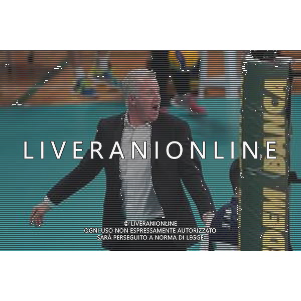 Campionato di Volley Superlega Serie A 2019/2020 Perugia, Italia 26/12/2019 Sir Safety Conad Perugia vs Top Volley Latina Nella foto: heynen vital (allenatore sir safety conad perugia) FOTO LORIS CERQUIGLINI-ALESSIO MARINI-AG ALDO LIVERANI SAS