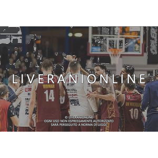 Campionato di Basket Serie A 2019/2020 Venezia, Italia 26/12/2019 Umana Reyer Venezia vs Virtus Roma Nella foto: L\'Umana Reyer Venezia con l\'autore del canestro della vittoria Austin Daye dell\'Umana Reyer Venezia FOTO MATTIA RADONI-ALESSIO MARINI-AG ALDO LIVERANI SAS