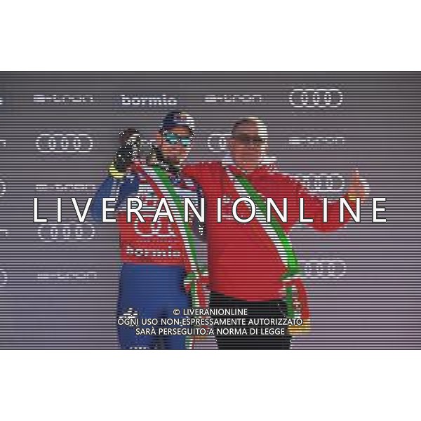 Sci Alpino Bormio, Italia 28/12/2019 Coppa del Mondo - Discesa Libera Maschile Nella foto: dominik Paris sindaco bormio ©LM/Giorgio Panacci - Alessio Marini - /AGENZIA ALDO LIVERANI SAS